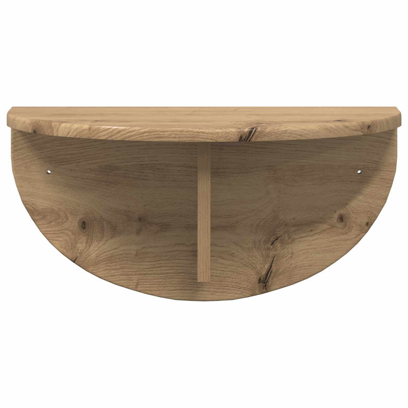 Półka ścienna 2 pcs Dąb rzemieślniczy 48 x 24 x 24 cm