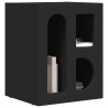 Stolik nocny 2 pcs Czarny 40 x 35 x 50 cm