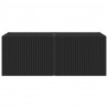 Szafka pod telewizor 2 pcs Czarny 39 x 31 x 29,5 cm