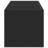 Szafka pod telewizor 2 pcs Czarny 39 x 31 x 29,5 cm