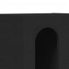 Stolik nocny 2 pcs Czarny 40 x 35 x 50 cm