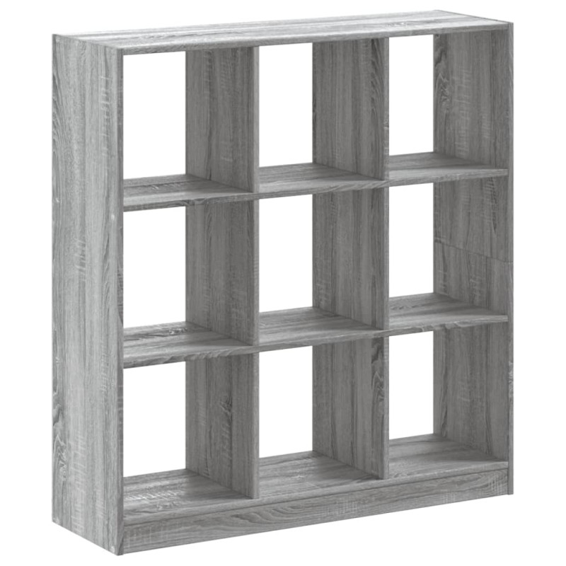 Regał, szary dąb sonoma, 102x32x108 cm, materiał drewnopochodny