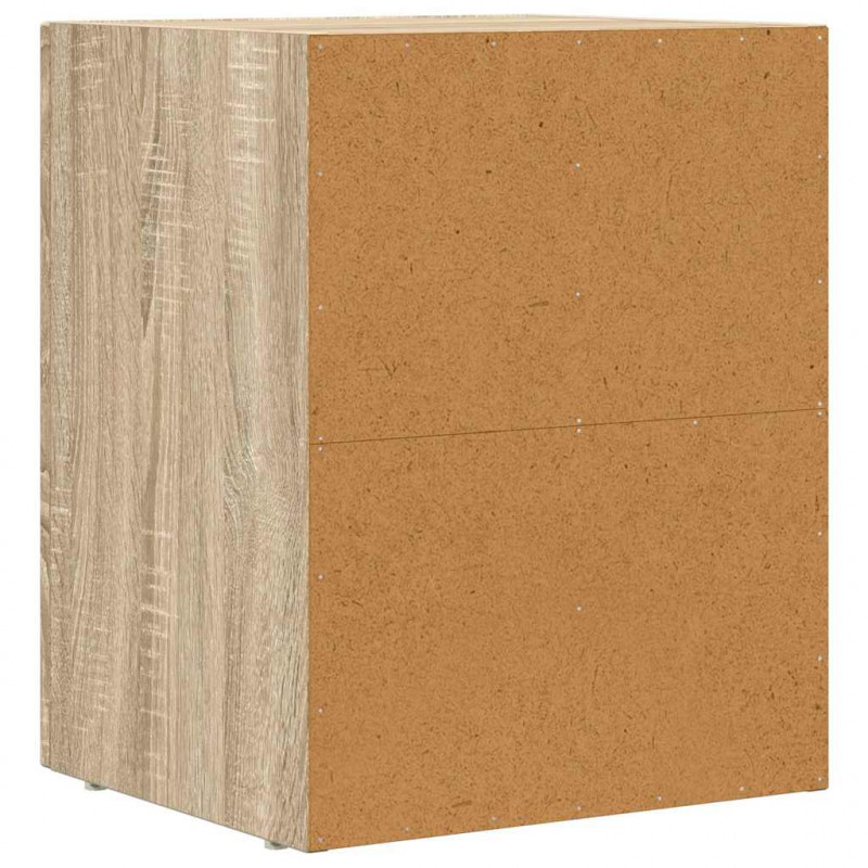 Stolik nocny Dąb Sonoma 40 x 35 x 50 cm Materiał drewnopochodny
