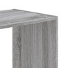 Regał, szary dąb sonoma, 102x32x108 cm, materiał drewnopochodny