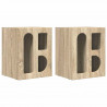 Stolik nocny 2 pcs Dąb Sonoma 40 x 35 x 50 cm