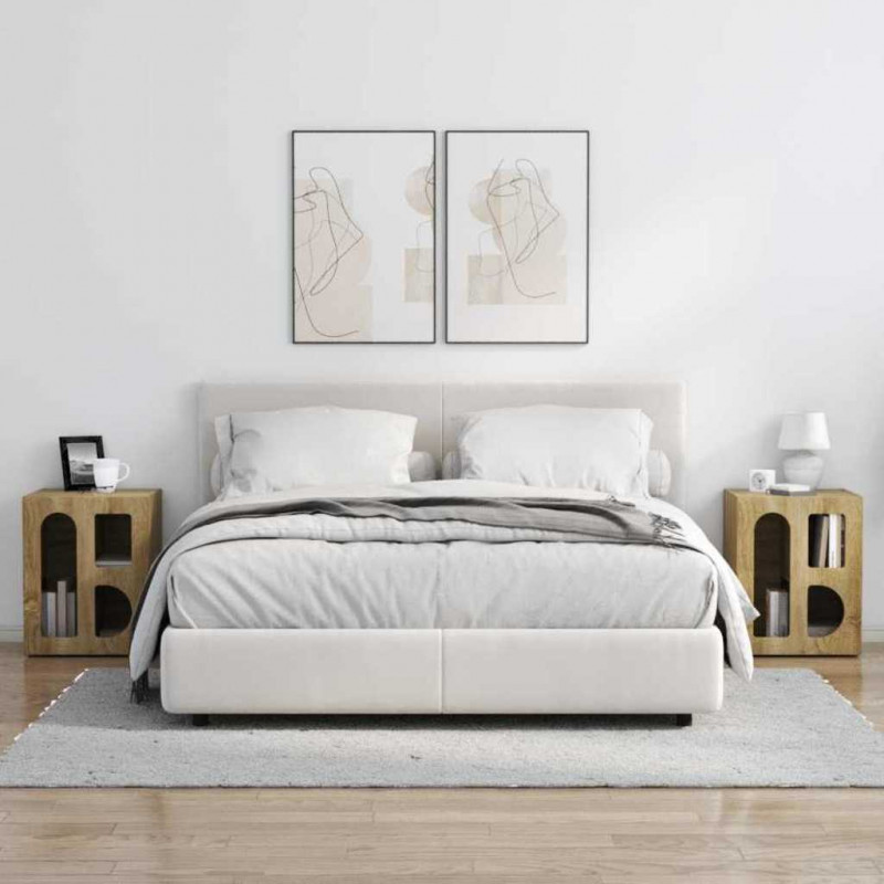 Stolik nocny 2 pcs Dąb Sonoma 40 x 35 x 50 cm