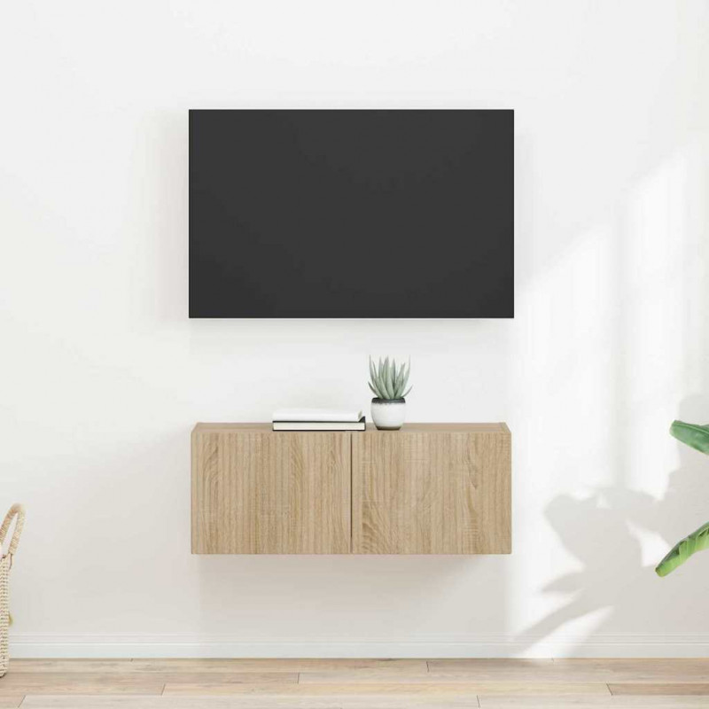Szafka pod telewizor 2 pcs Sonoma 39 x 31 x 29,5 cm