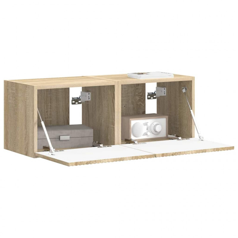 Szafka pod telewizor 2 pcs Sonoma 39 x 31 x 29,5 cm