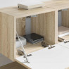 Szafka pod telewizor 2 pcs Sonoma 39 x 31 x 29,5 cm