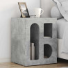 Stolik nocny Betonowy szary 40 x 35 x 50 cm