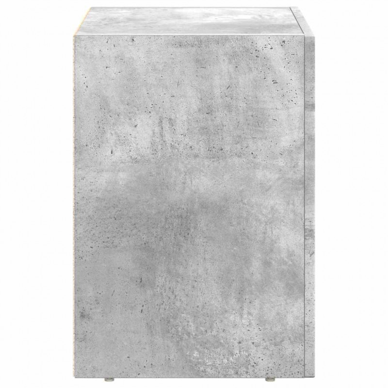Stolik nocny Betonowy szary 40 x 35 x 50 cm
