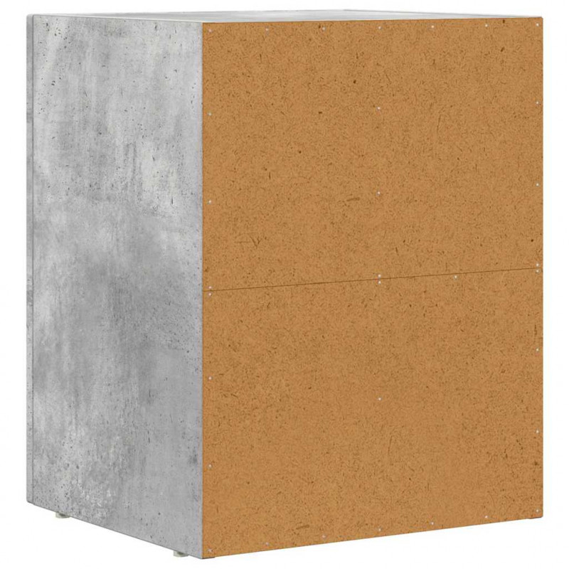 Stolik nocny Betonowy szary 40 x 35 x 50 cm