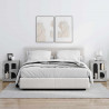 Stolik nocny 2 pcs Betonowy szary 40 x 35 x 50 cm