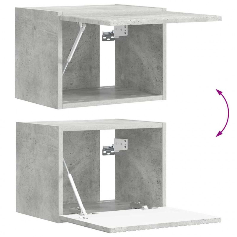 Szafka pod telewizor 2 pcs Betonowy 39 x 31 x 29,5 cm