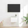 Szafka pod telewizor Błyszcząca biel 39 x 31 x 29,5 cm