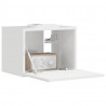 Szafka pod telewizor Błyszcząca biel 39 x 31 x 29,5 cm