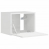 Szafka pod telewizor Błyszcząca biel 39 x 31 x 29,5 cm