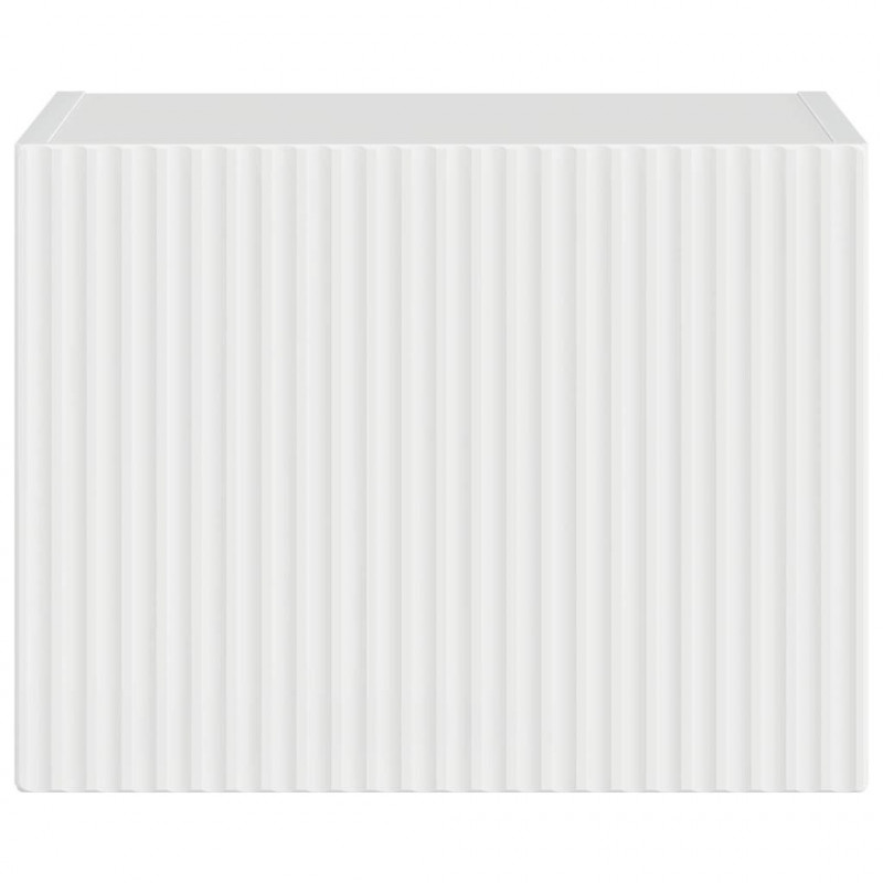 Szafka pod telewizor Błyszcząca biel 39 x 31 x 29,5 cm