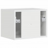Szafka pod telewizor Błyszcząca biel 39 x 31 x 29,5 cm
