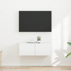 Szafka pod telewizor 2 pcs Błyszcząca biel 39 x 31 x 29,5 cm