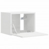 Szafka pod telewizor 2 pcs Błyszcząca biel 39 x 31 x 29,5 cm