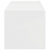 Szafka pod telewizor 2 pcs Błyszcząca biel 39 x 31 x 29,5 cm