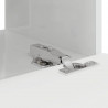 Szafka pod telewizor 2 pcs Błyszcząca biel 39 x 31 x 29,5 cm
