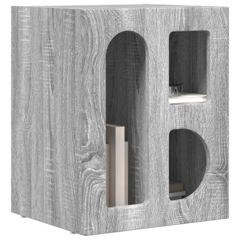 Stolik nocny Szary Sonoma 40 x 35 x 50 cm