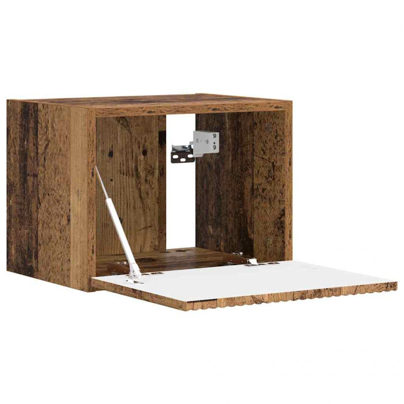 Szafka pod telewizor 2 pcs Dąb wędzony 39 x 31 x 29,5 cm