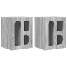 Stolik nocny 2 pcs Szary Sonoma 40 x 35 x 50 cm