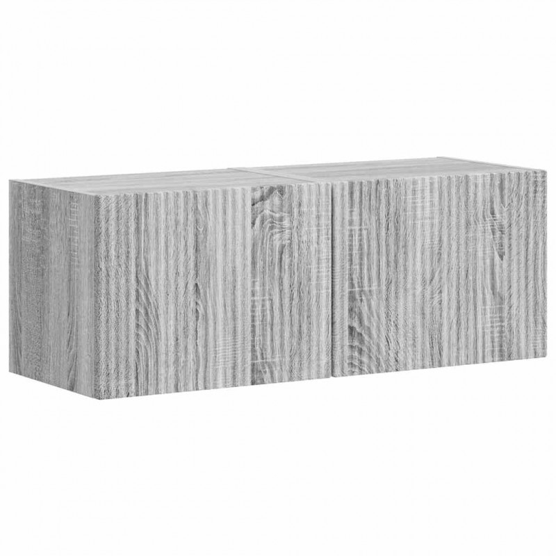 Szafka pod telewizor 2 pcs Szary Sonoma 39 x 31 x 29,5 cm