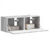Szafka pod telewizor 2 pcs Szary Sonoma 39 x 31 x 29,5 cm