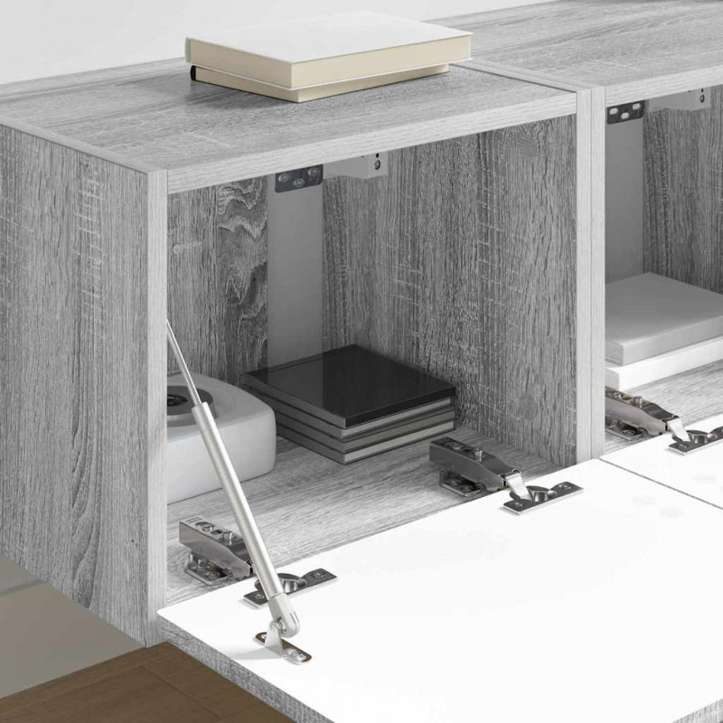 Szafka pod telewizor 2 pcs Szary Sonoma 39 x 31 x 29,5 cm