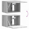 Szafka pod telewizor 2 pcs Szary Sonoma 39 x 31 x 29,5 cm