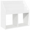 Biblioteczka dla dzieci Wysoki połysk biały 72,5 x 29,5 x 69 cm
