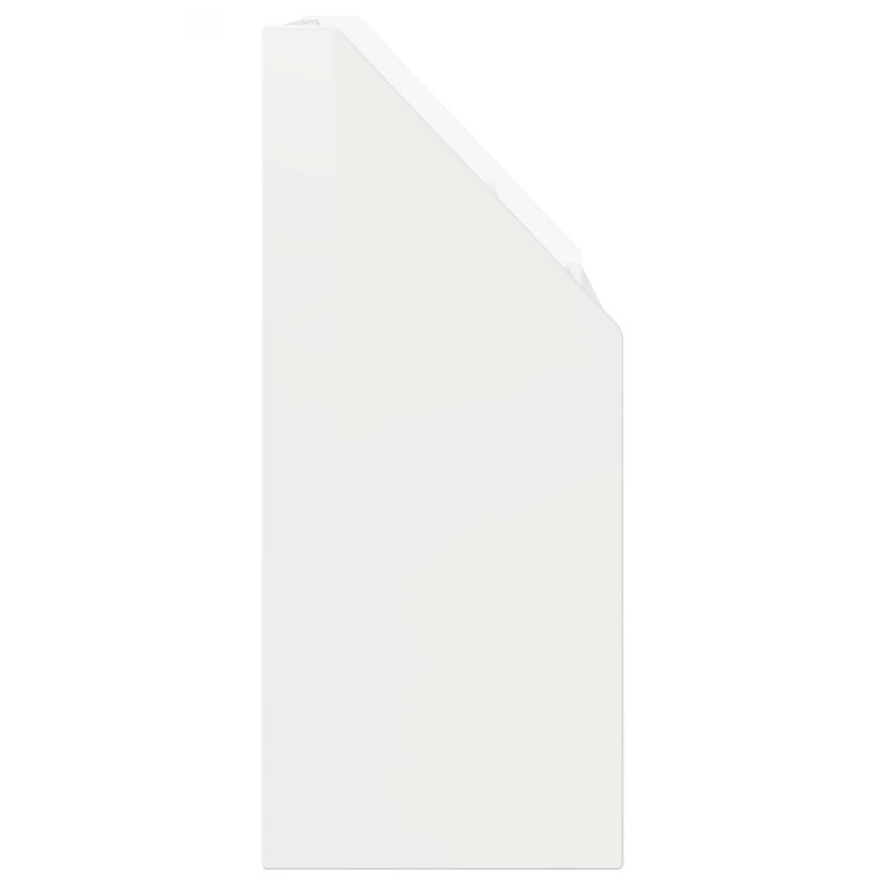 Biblioteczka dla dzieci Wysoki połysk biały 72,5 x 29,5 x 69 cm