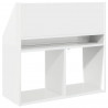 Biblioteczka dla dzieci Wysoki połysk biały 72,5 x 29,5 x 69 cm