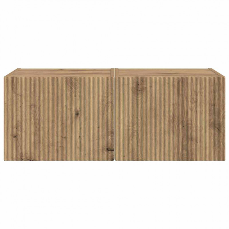 Szafka pod telewizor 2 pcs Dąb rzemieślniczy 39 x 31 x 29,5 cm