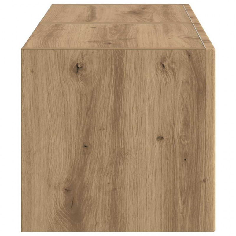 Szafka pod telewizor 2 pcs Dąb rzemieślniczy 39 x 31 x 29,5 cm