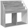 Biblioteczka dla dzieci Szary Sonoma 72,5 x 29,5 x 69 cm