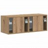 Szafka pod telewizor 2 pcs Dąb rzemieślniczy 39 x 31 x 29,5 cm