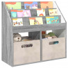 Biblioteczka dla dzieci Szary Sonoma 72,5 x 29,5 x 69 cm