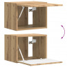 Szafka pod telewizor 2 pcs Dąb rzemieślniczy 39 x 31 x 29,5 cm