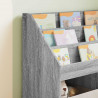 Biblioteczka dla dzieci Szary Sonoma 72,5 x 29,5 x 69 cm