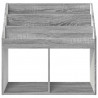 Biblioteczka dla dzieci Szary Sonoma 72,5 x 29,5 x 69 cm