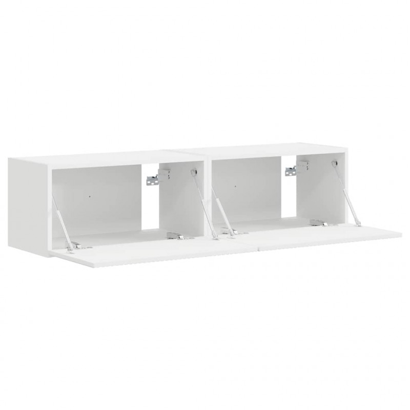 Szafka pod telewizor 2 pcs Biały 60 x 31 x 29,5 cm