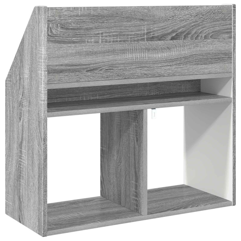 Biblioteczka dla dzieci Szary Sonoma 72,5 x 29,5 x 69 cm