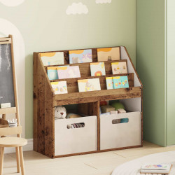 Biblioteczka dla dzieci Stare drewno 72,5 x 29,5 x 69 cm