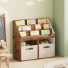 Biblioteczka dla dzieci Stare drewno 72,5 x 29,5 x 69 cm