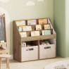 Biblioteczka dla dzieci Dąb rzemieślniczy 72,5 x 29,5 x 69 cm